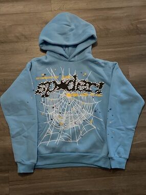 Blue Sp5der Hoodie